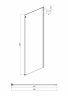 Душевой уголок Ambassador Benefit 140x90 19021103HX-90HX профиль Хром стекло прозрачное