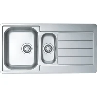 Кухонная мойка Alveus Line 10 NAT-90 980x500 1064281 Натуральная сталь нержавеющая сталь встраиваемый