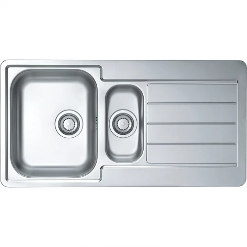 Кухонная мойка Alveus Line 10 NAT-90 980x500 1064281 Натуральная сталь нержавеющая сталь встраиваемый