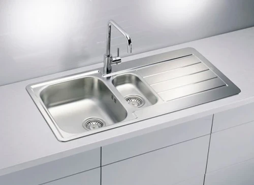 Кухонная мойка Alveus Line 10 NAT-90 980x500 1064281 Натуральная сталь нержавеющая сталь встраиваемый