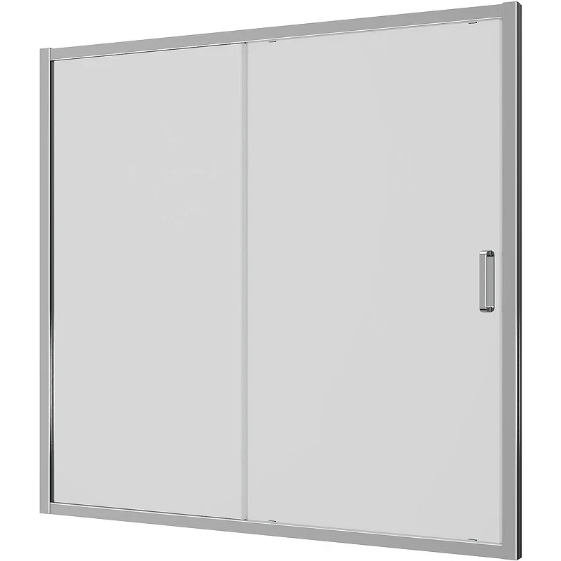 Шторка на ванну Ambassador Bath Screens 170х140 16041105 профиль Хром стекло CrystalPure