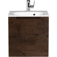 Тумба под раковину BelBagno Etna 50 R ETNA-500-1A-SO-RW-P-R подвесная Rovere Moro МДФ / ЛДСП