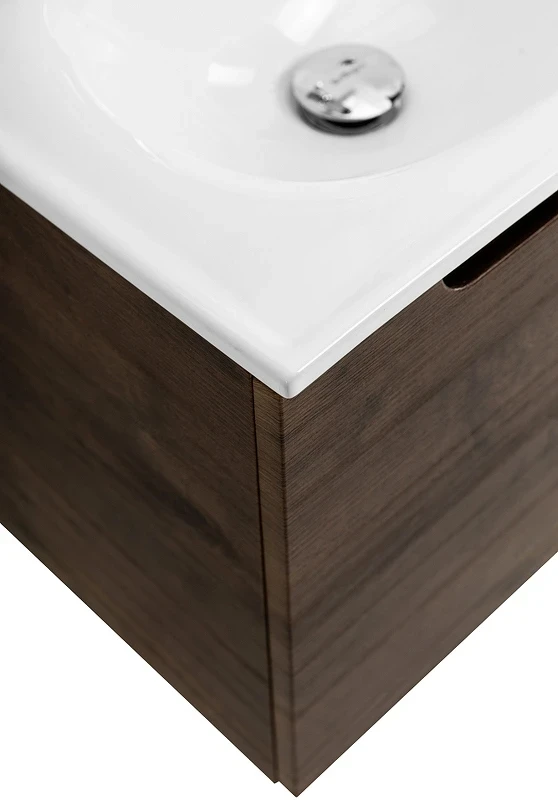Тумба под раковину BelBagno Etna 50 R ETNA-500-1A-SO-RW-P-R подвесная Rovere Moro МДФ / ЛДСП
