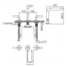 Смеситель для раковины Wonzon & Woghand Loop WW-131-00-508 цвет Черный матовый