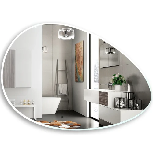 Зеркало Silver Mirrors Omega 92 LED-00002556 с подсветкой с бесконтактным выключателем стекло