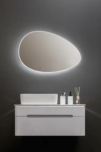 Зеркало Silver Mirrors Omega 92 LED-00002556 с подсветкой с бесконтактным выключателем стекло