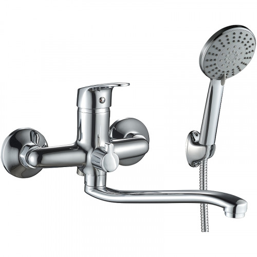 Смеситель для ванны WesnaArt Ocean OCE12-321 универсальный Хром латунь на стену