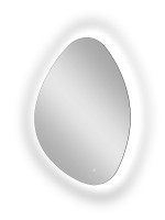 Зеркало Bellezza Джина 70 4610311020015 с подсветкой с сенсорным выключателем МДФ / ЛДСП, стекло