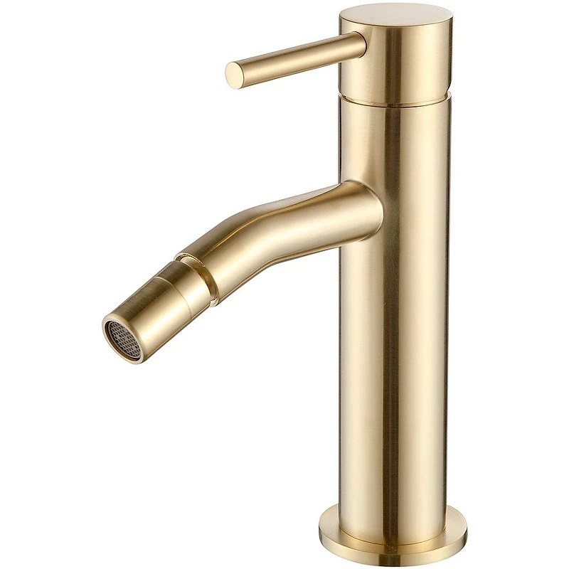 Смеситель для биде AQUAme Siena AQM6216BG Шлифованное золото латунь