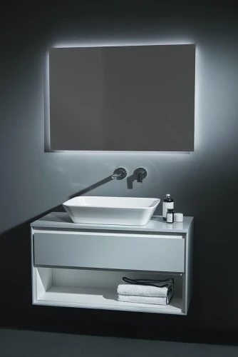 Тумба под раковину Ideal Standard Connect Air 100 E0828EQ подвесная цвет Glossy Light Grey + Matt White (Светло-серый глянцевый + Белый матовый)