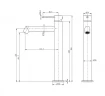 Смеситель для раковины Wonzon & Woghand WW-H1064-CR цвет Хром