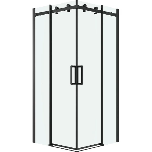 Душевой уголок Grossman Classic 90х90 300.K33.04.9090.21.00 профиль Черный матовый стекло прозрачное