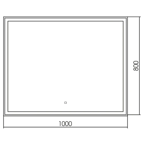 Зеркало Silver Mirrors Ливия 100 ФР-00001225 с подсветкой с сенсорным выключателем стекло
