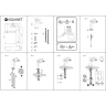 Смеситель для раковины Aquanet Blanco AF420-10W 261816 Белый матовый латунь