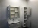 Шкаф пенал Comforty Женева 35 00004137139 подвесной Дуб белый