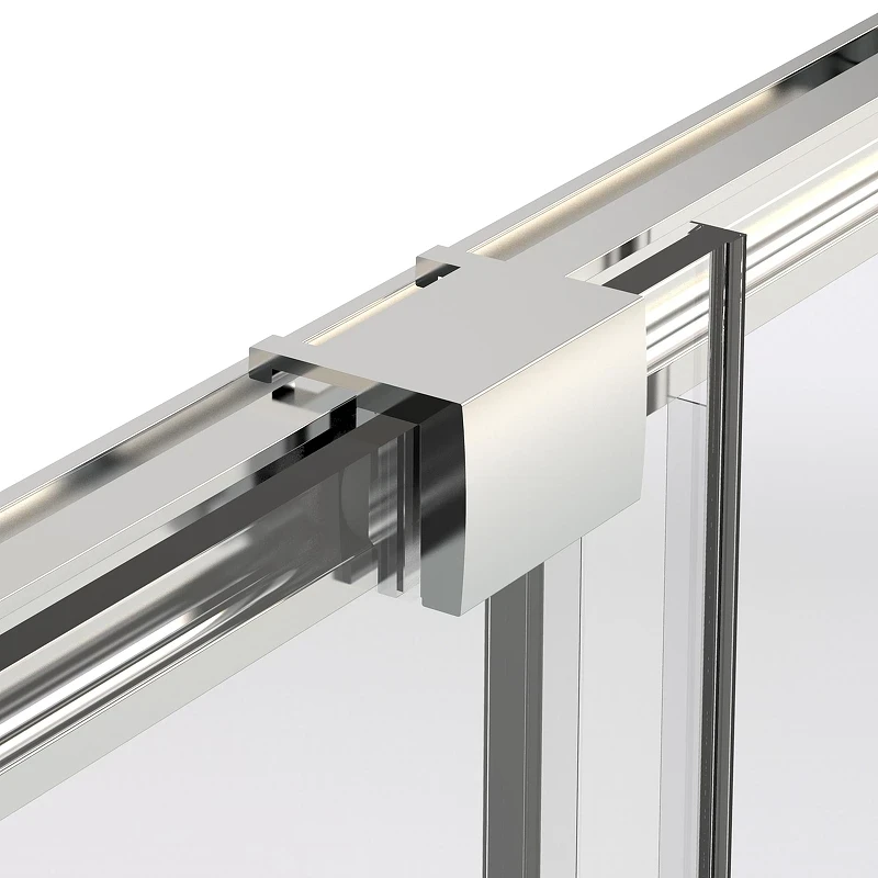 Душевая дверь Vincea Stella 120 VDS-1ST120GSB профиль цвет Черный стекло янтарь