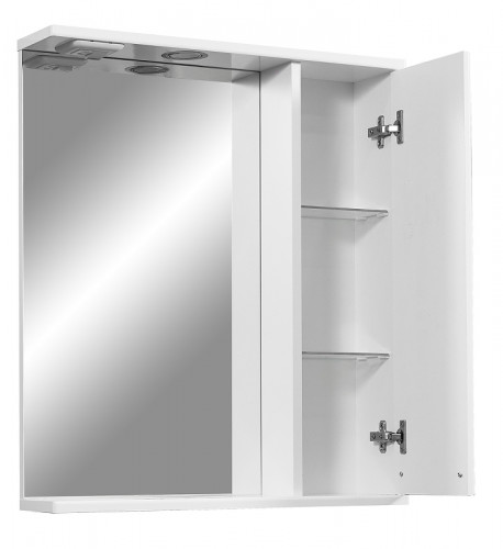 Зеркало со шкафом Stella Polar Ванда 60/С SP-00000199 с подсветкой Белое