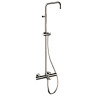 Душевая система Remer Elegance EQ34ASSDNZ с термостатом цвет Никель брашированный
