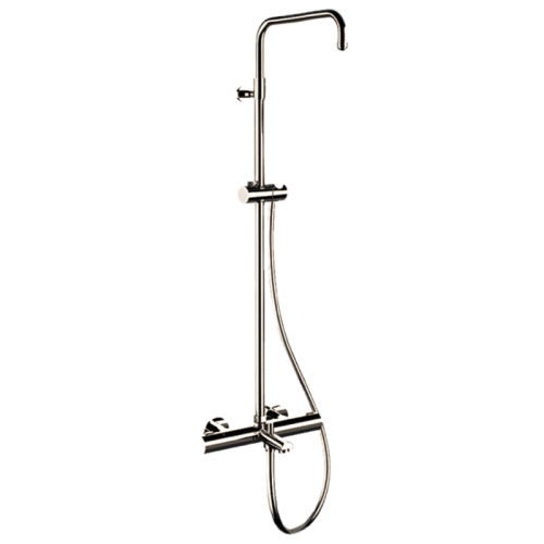 Душевая система Remer Elegance EQ34ASSDNZ с термостатом цвет Никель брашированный
