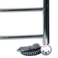 Электрический полотенцесушитель Ника Arc ЛД Эл. 80x30 Хром нержавеющая сталь