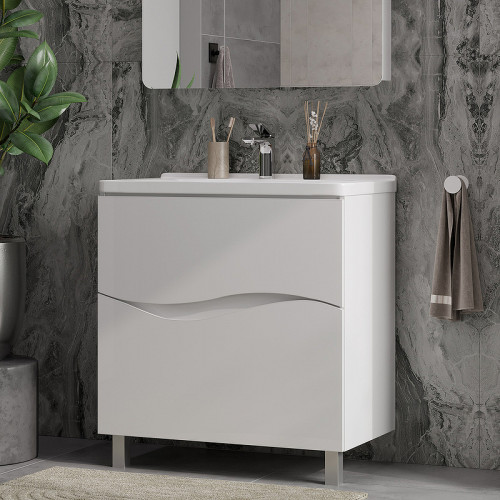 Тумба под раковину Volna 80.2Y tnVLN80.2Y-01 Белая