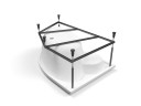 Акриловая ванна Cersanit Kaliope 153x100 L 63441 без гидромассажа