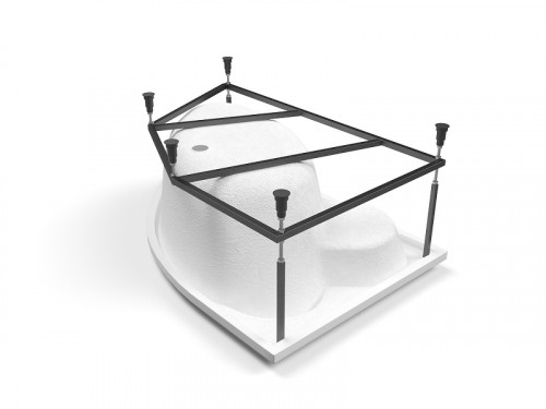 Акриловая ванна Cersanit Kaliope 153x100 L 63441 без гидромассажа