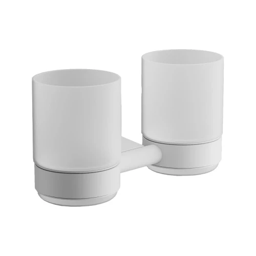 Стакан для зубных щеток Belz B915 B91508 двойной цвет Белый