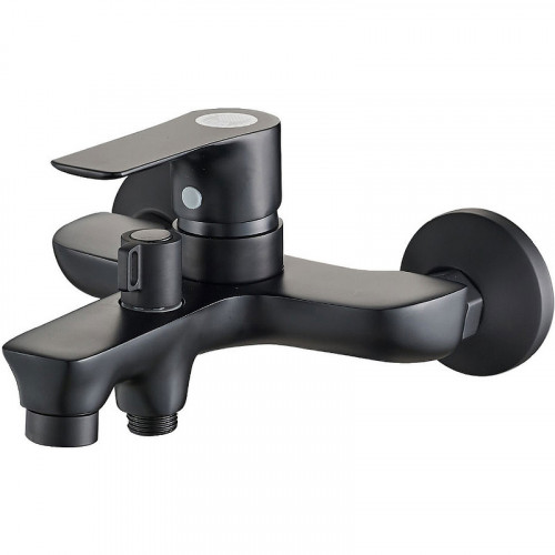 Смеситель для ванны Orange Aristo M19-100b Черный матовый латунь на стену