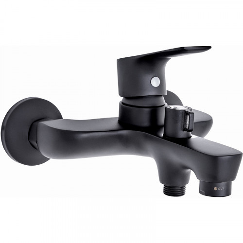 Смеситель для ванны Orange Aristo M19-100b Черный матовый латунь на стену