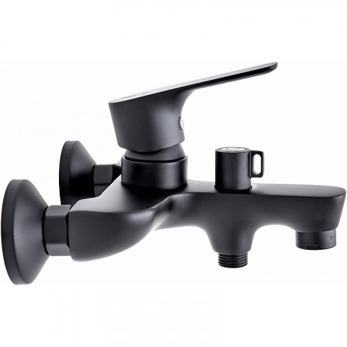 Смеситель для ванны Orange Aristo M19-100b Черный матовый латунь на стену