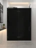 Душевая дверь Veconi Premium Alassio BB 150 AL-150-11-BB-C4 профиль цвет Черный матовый стекло черное