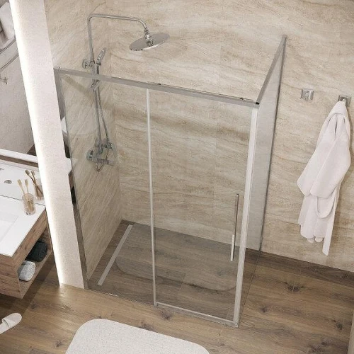 Душевой уголок Grossman Galaxy 140x100 120.K33.01.1410.10.00 профиль Хром стекло прозрачное