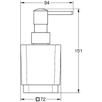 Дозатор для жидкого мыла Grohe Selection Cube 40805000 Хром