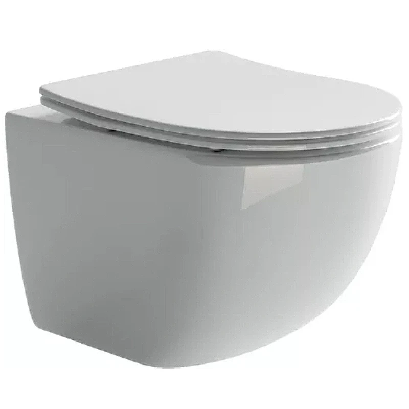 Комплект унитаза Ceramicanova Forma CN3009 с инсталляцией Grohe Rapid SL 38772001 с сиденьем Микролифт и клавишей смыва Хром фарфор подвесной