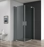 Душевой уголок Cezares Slider 110x80 SLIDER-AH-2-70/80-100/110-GRIGIO-Cr профиль Хром стекло тонированное