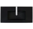 Раковина WeltWasser Deilbach 7506 90 MT- BL 10000005567 Черная матовая фаянс полувстраиваемая