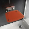 Сиденье для душа Ravak Ovo-B II Orange B8F0000053 Прозрачно-оранжевое Нержавеющая сталь