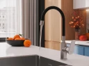 Смеситель для кухни Cersanit Moduo 68231 Сатин Черный