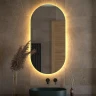 Зеркало Defesto Opti 60х120 DF 2916 с подсветкой 31W-3000K/Без выключателя/Теплый белый свет