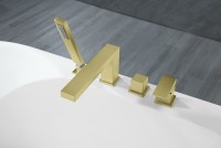 Смеситель на борт ванны Timo Selene 2130/17Y Золото матовое латунь