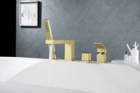 Смеситель на борт ванны Timo Selene 2130/17Y Золото матовое латунь