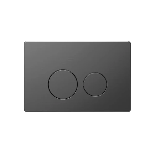 Кнопка смыва для инсталляции Oliveeka OL-R22-BGM цвет Оружейный металл матовый