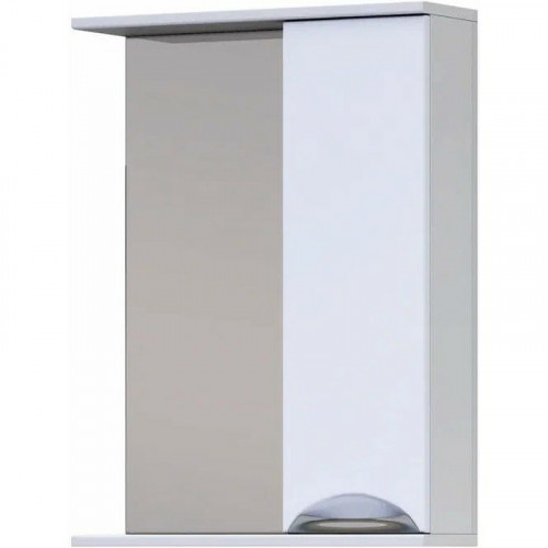 Зеркало со шкафом Vigo Callao 50 R z.CAL.50.R Белое МДФ / ЛДСП, стекло