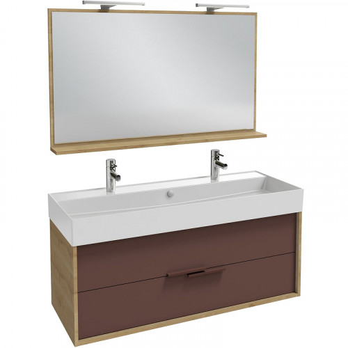 Раковина Jacob Delafon Vivienne 120 EXBK112-00 Белая фарфор подвесная