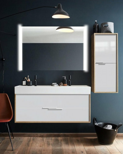 Раковина Jacob Delafon Vivienne 120 EXBK112-00 Белая фарфор подвесная