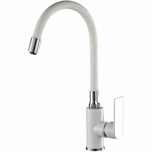 Смеситель для кухни Haiba HB73505-8 Белый Хром