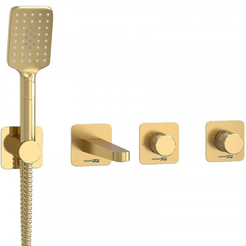 Смеситель для ванны WasserKRAFT Schunter A8251.306.308.285.194.201 Золото матовое