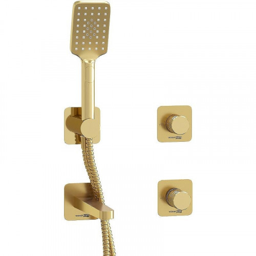 Смеситель для ванны WasserKRAFT Schunter A8251.306.308.285.194.201 Золото матовое