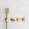 Смеситель для ванны WasserKRAFT Schunter A8251.306.308.285.194.201 Золото матовое